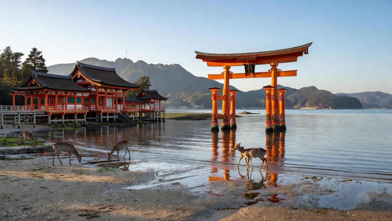 厳島神社の大鳥居