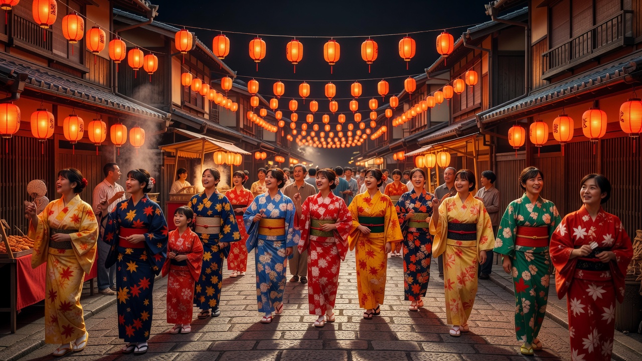 Autumn festival lanterns