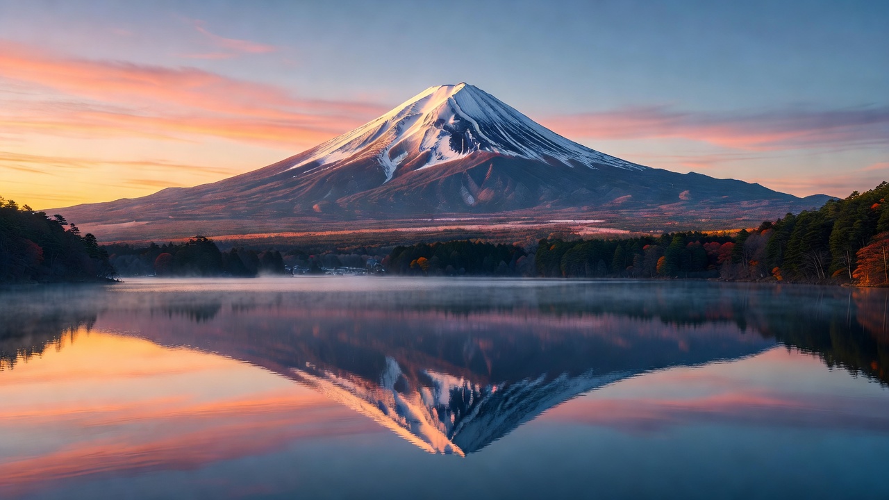 Dawn Over Mount Fuji